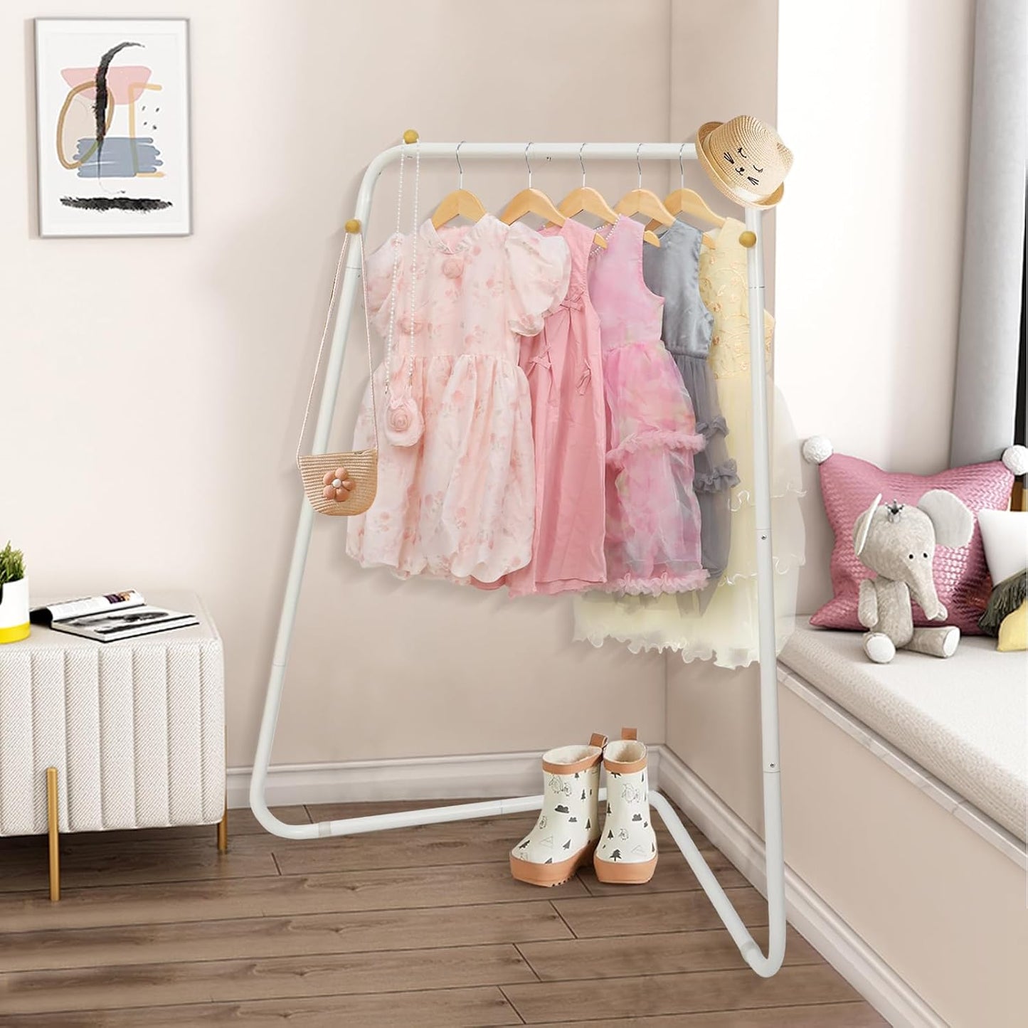 Kinder Kleiderständer, Ecke
