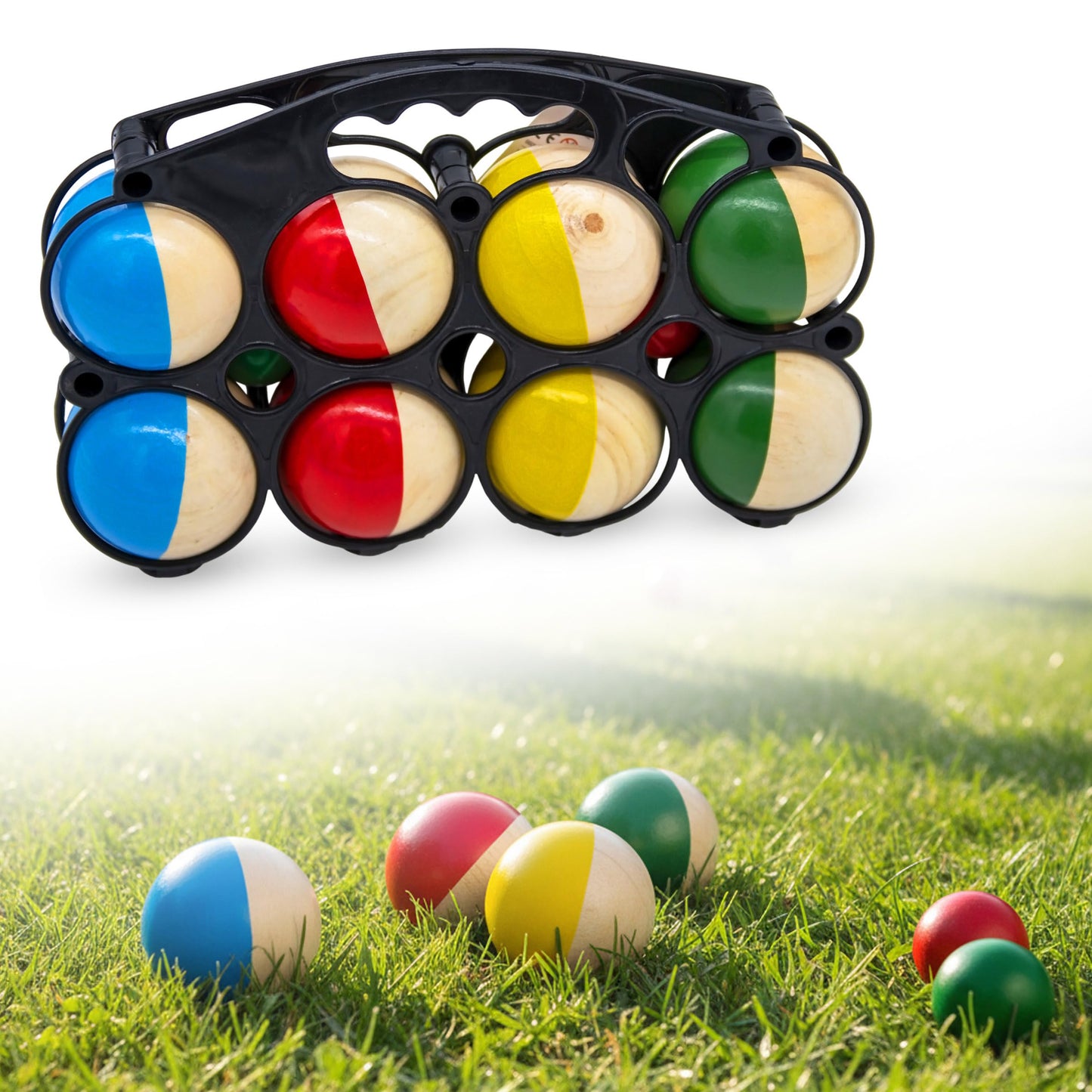 Boule-Set mit Tragetasche