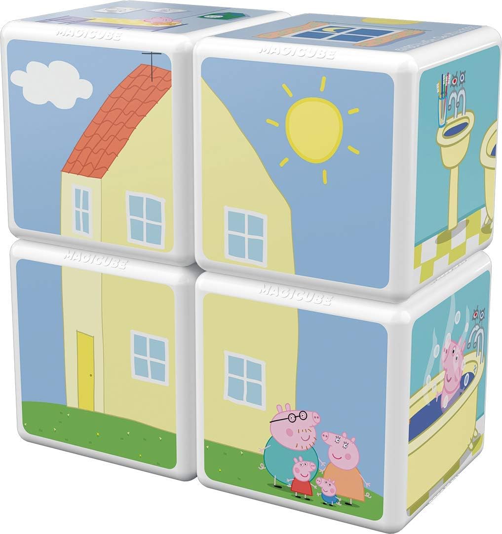 Magicube Peppa's House & Garden, 4 cubes Peppa's House & Garden