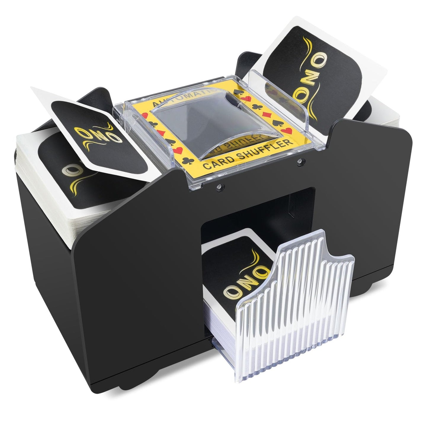 Automatische Kartenmischmaschine, Schwarz C