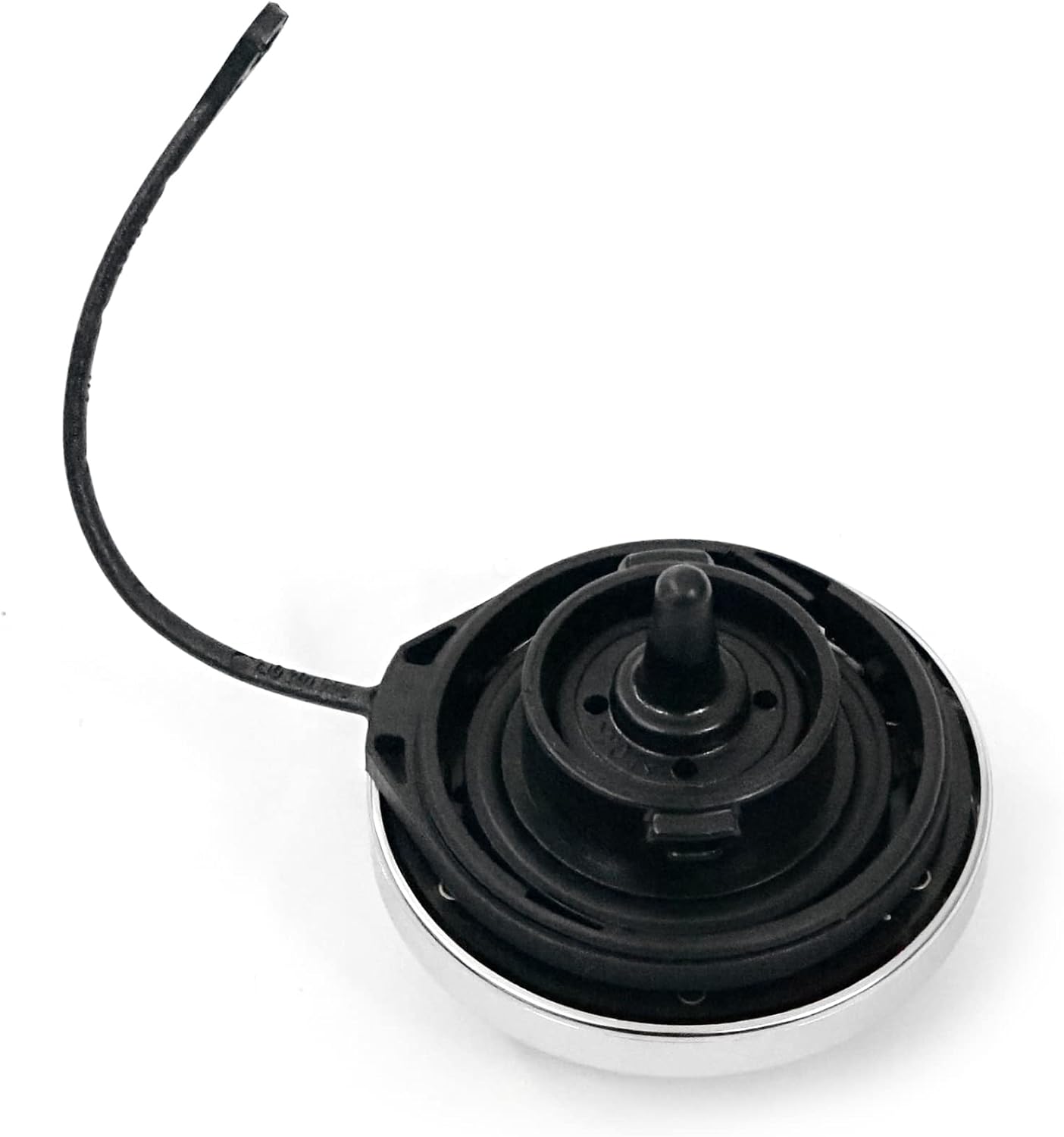 Tankdeckel Aluminiumoptik mit Logo