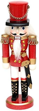 Nussknacker Soldat, klassisches Design (20 cm), 20 cm, Rot