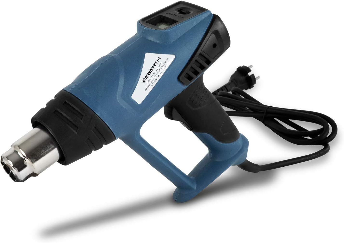 Heissluftgebläse, Heissluftpistole 2000W LCD mit Zubehör