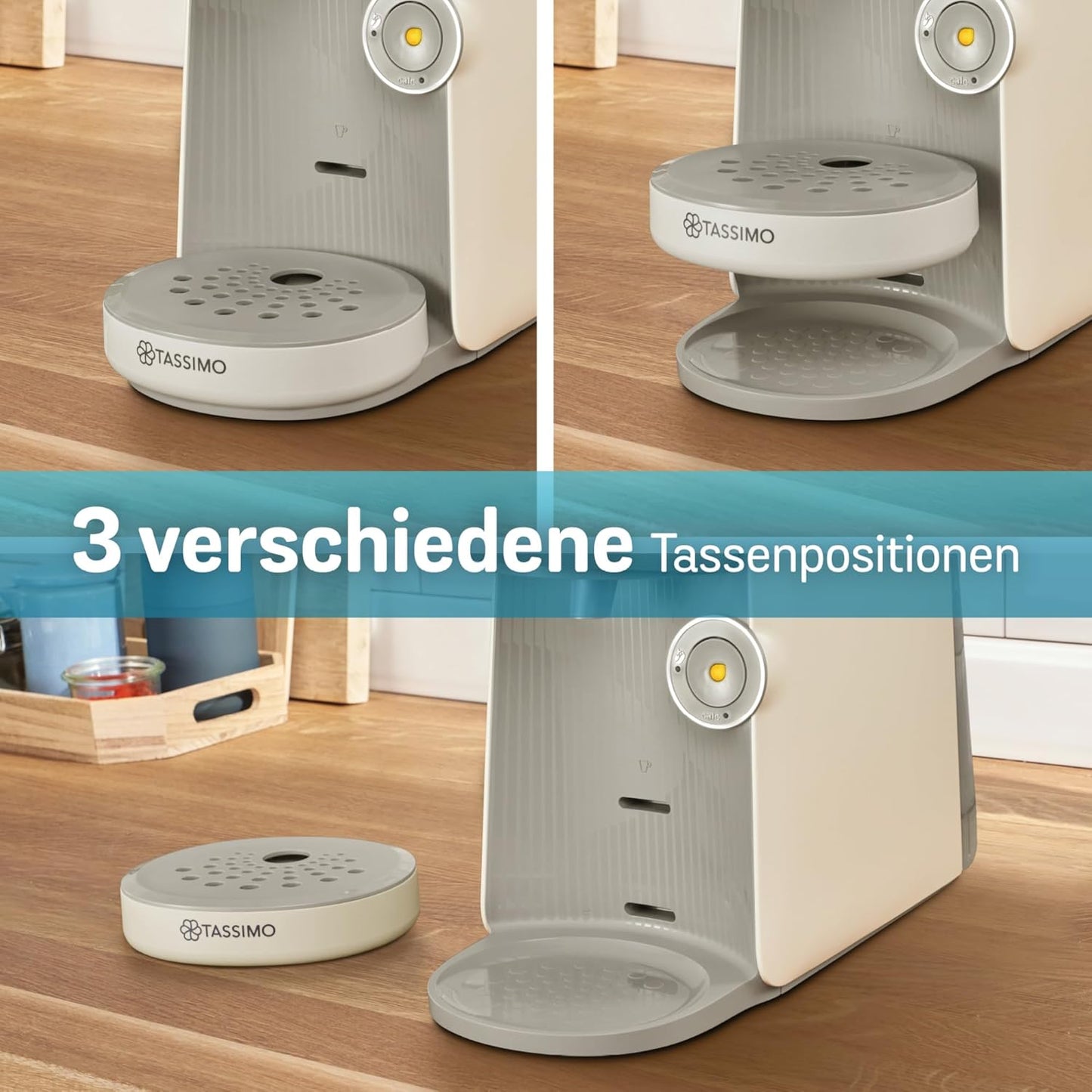 TAS167P Tassimo Kapselmaschine, Creme