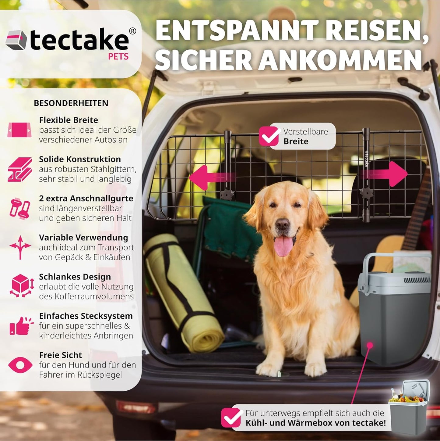 Hundeschutzgitter für Autos