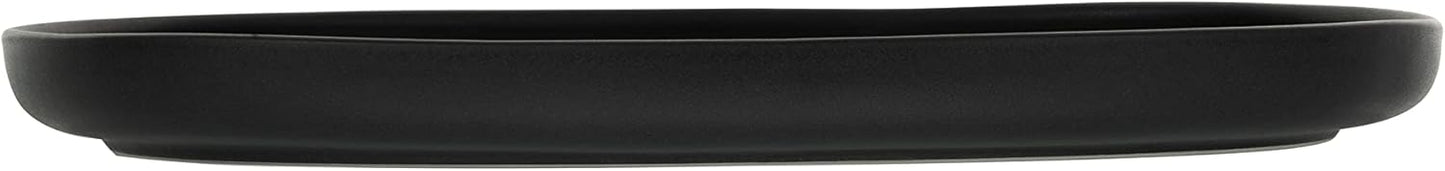 Ovale Servierplatte Uno, Black Servierplatte 1 teilig