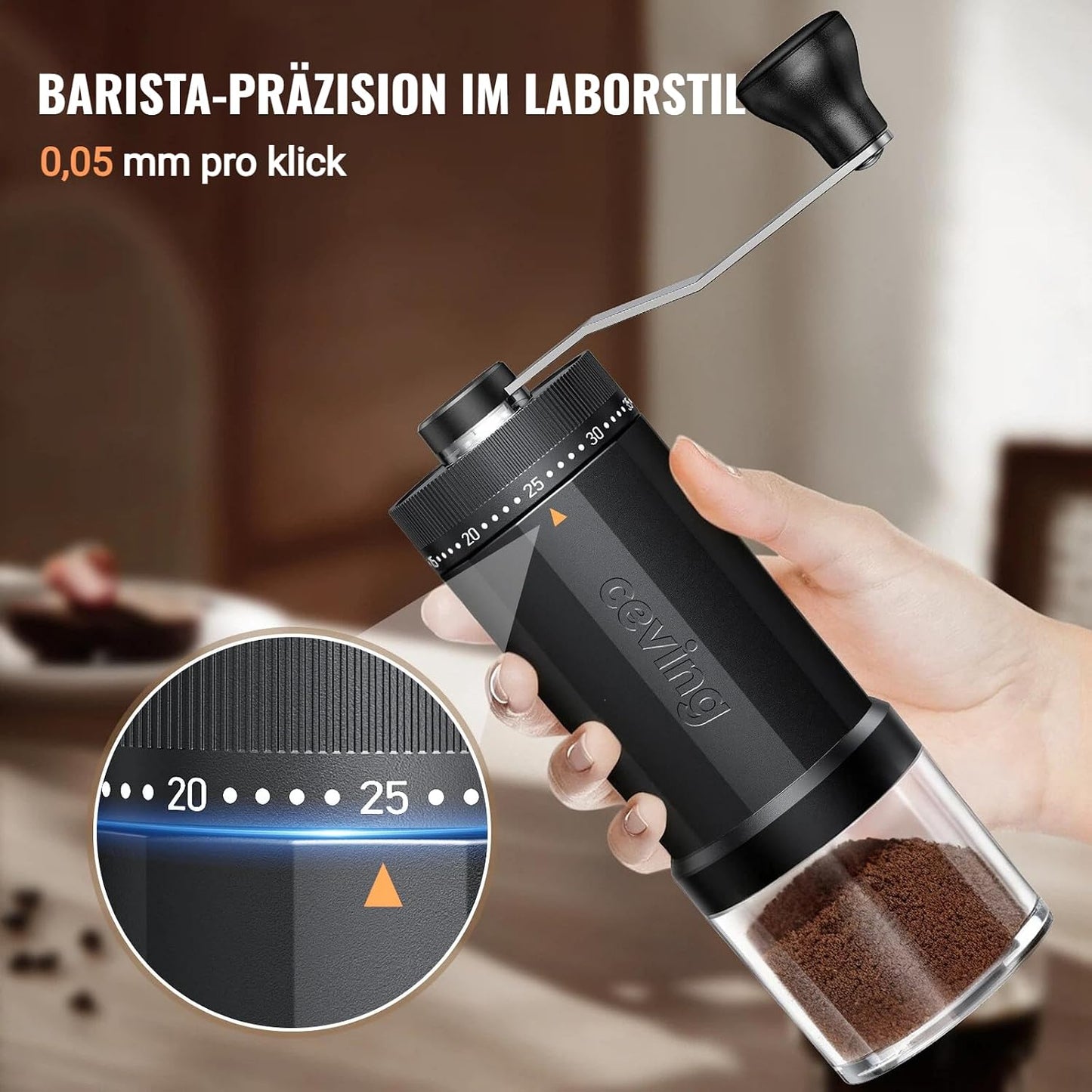 Manuelle Kaffeemühle, Neues Modell–MEGA PRO