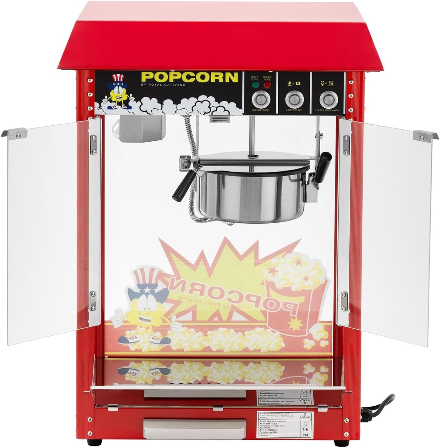 Popcornmaschine im Retro-Design