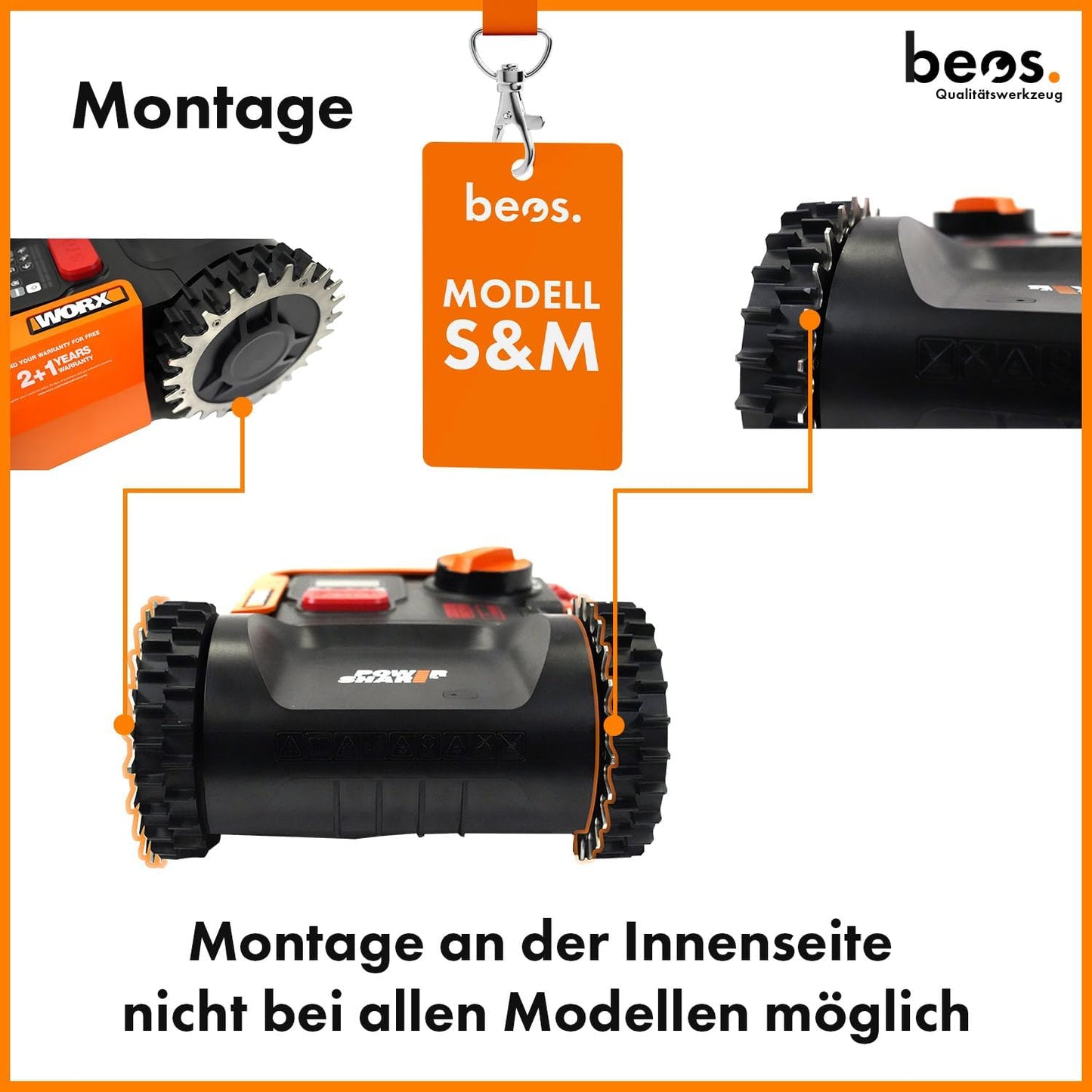 Spikes für Worx Landroid