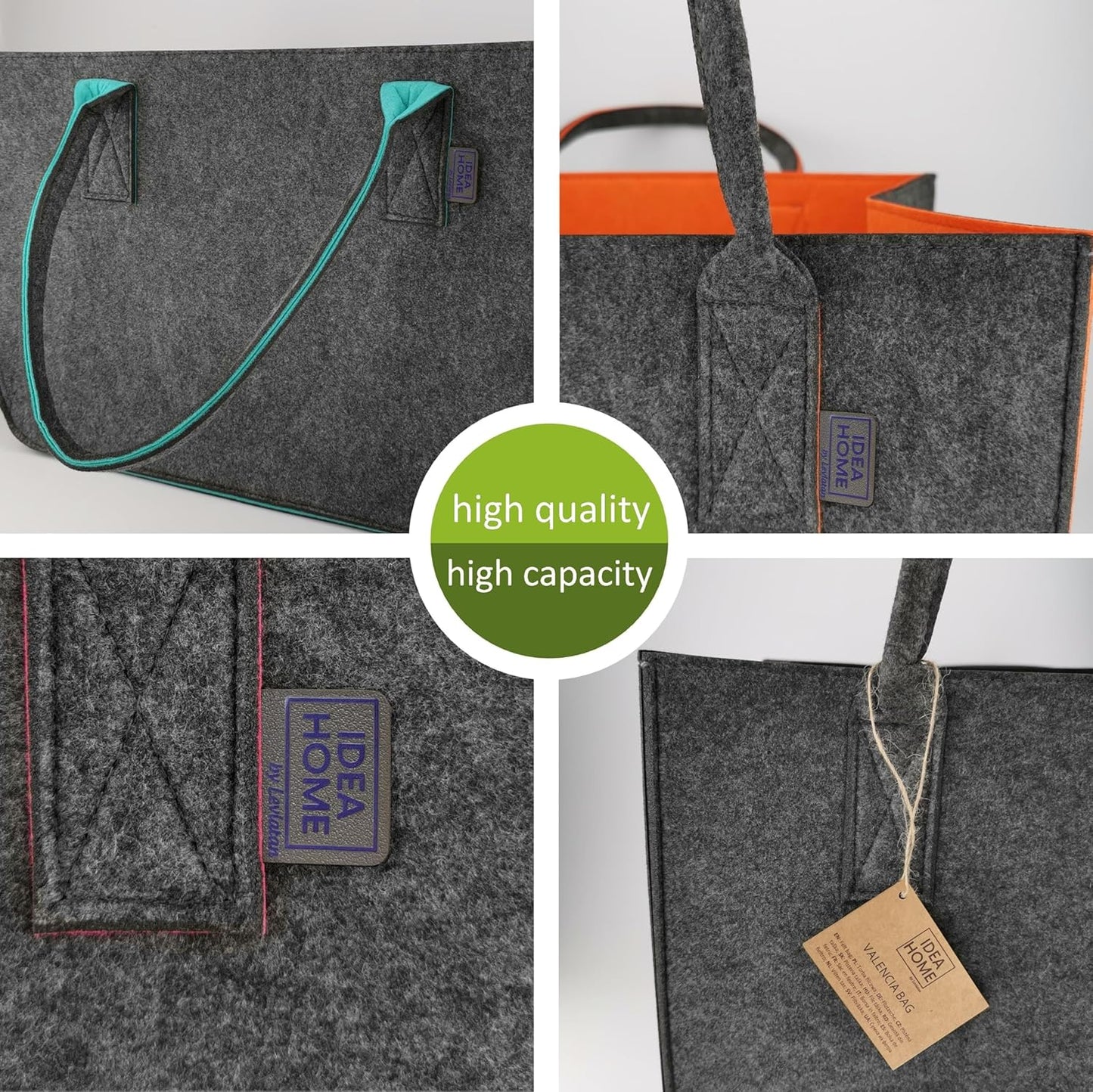 Filztasche Valencia Shopper, Himbeerfarbe 1 Stück