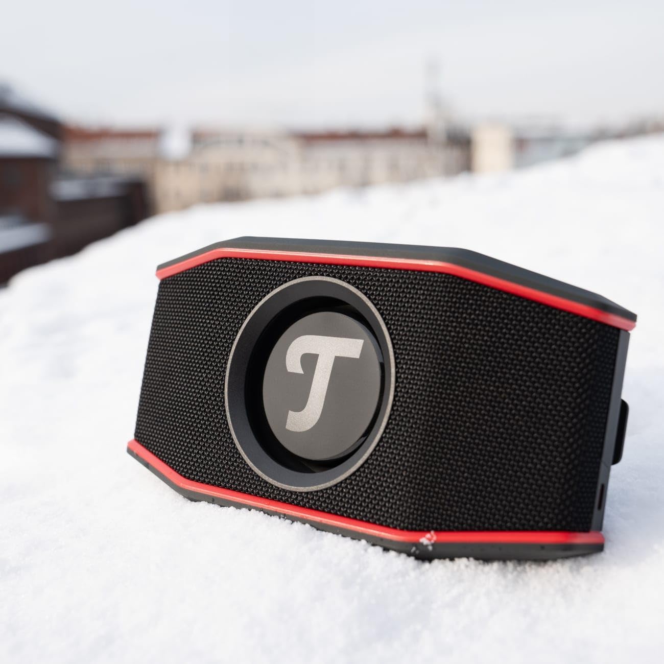 ROCKSTER GO 2 - Tragbarer Bluetooth-Lautsprecher, Schwarz