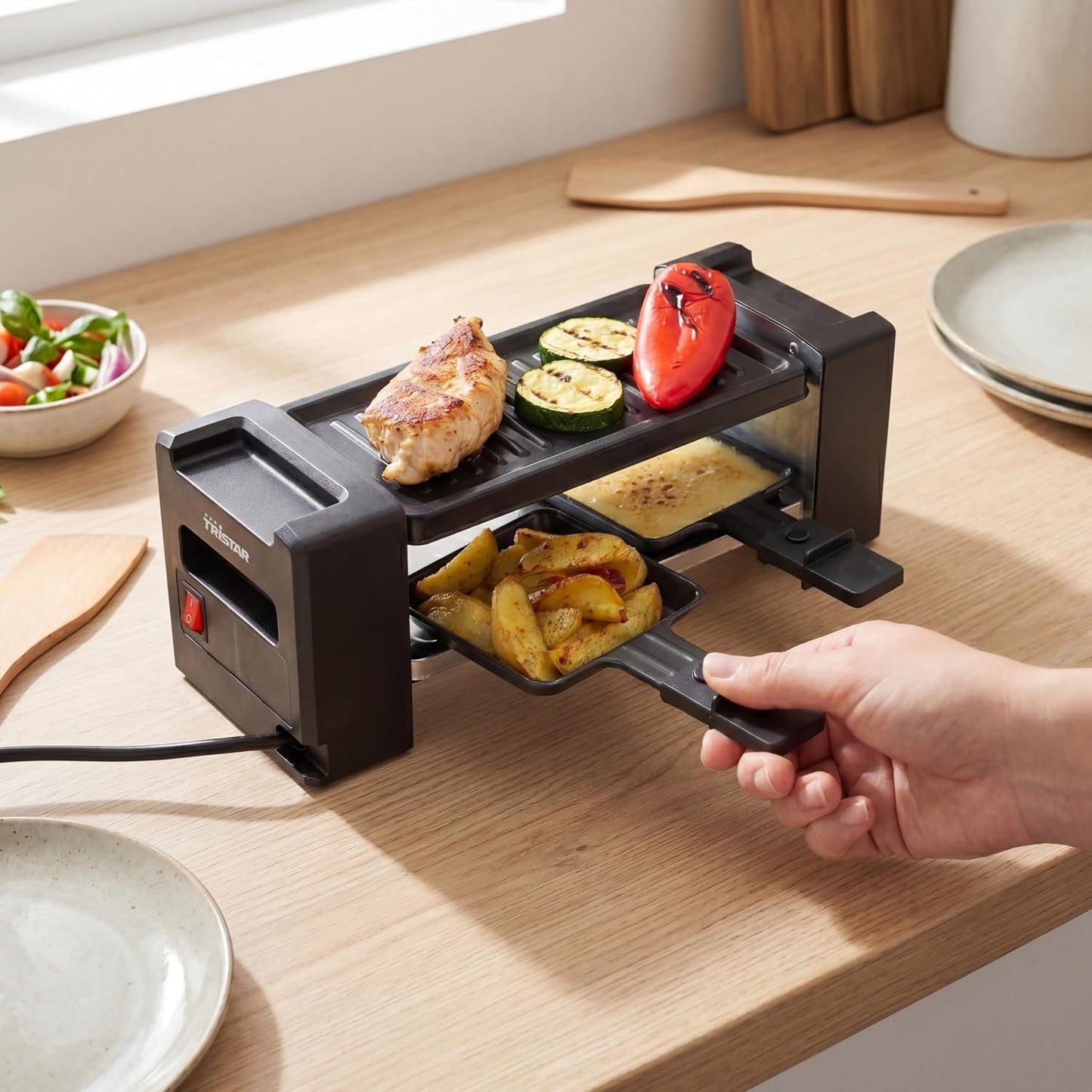 RA-2751 Raclette-Mini-Grill für 2 Personen