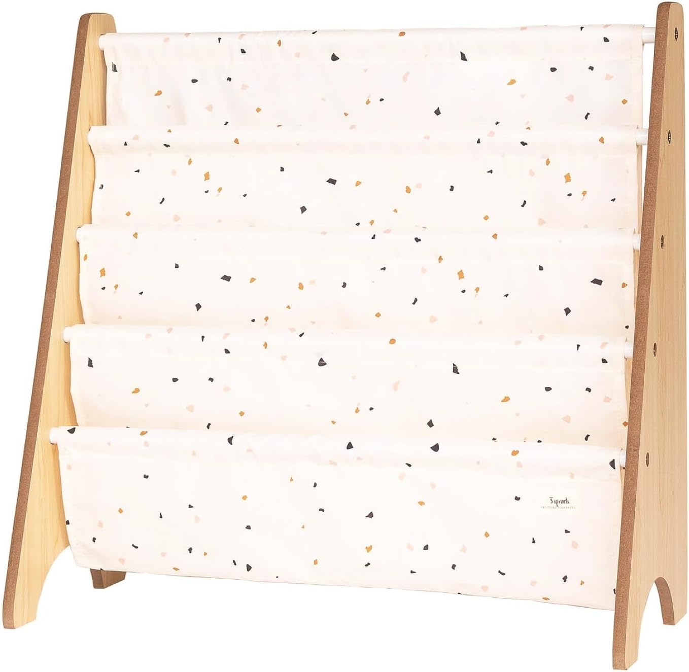 Kinder Bücherregal, Terrazzo Creme