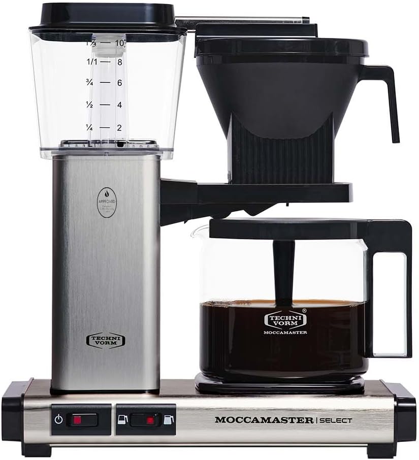 Filter-Kaffeemaschine KBG Select mit Glaskanne, Brushed Single