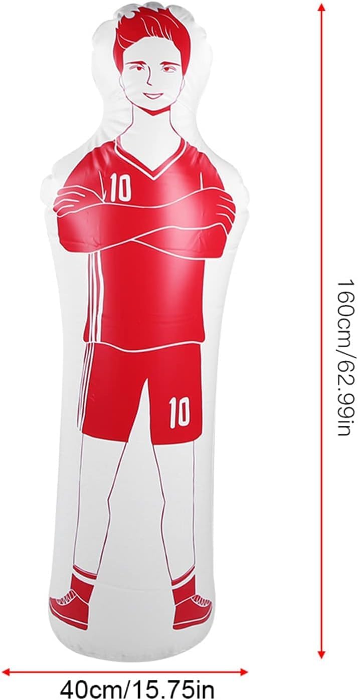 Fussball-Trainings-Dummy, Rot