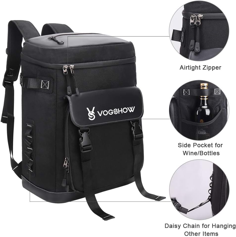Kühlrucksack, Schwarz