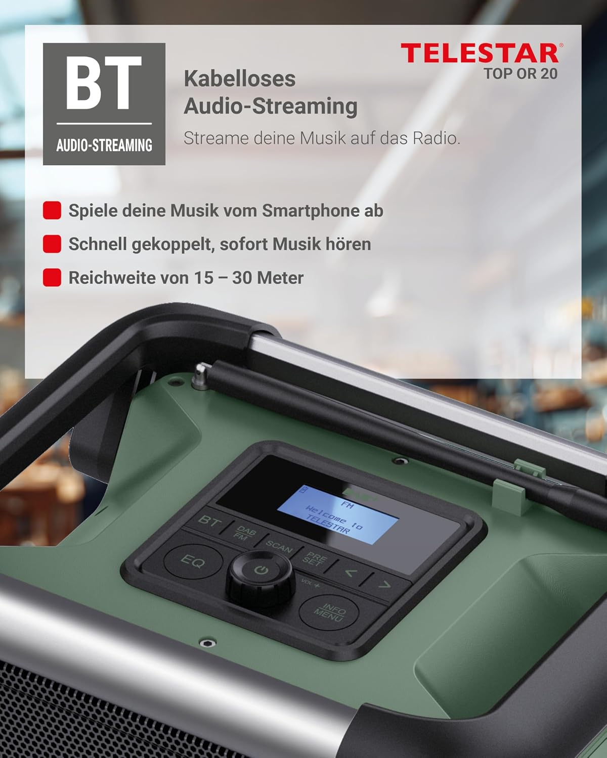 DAB+ Baustellenradio TOP OR 20