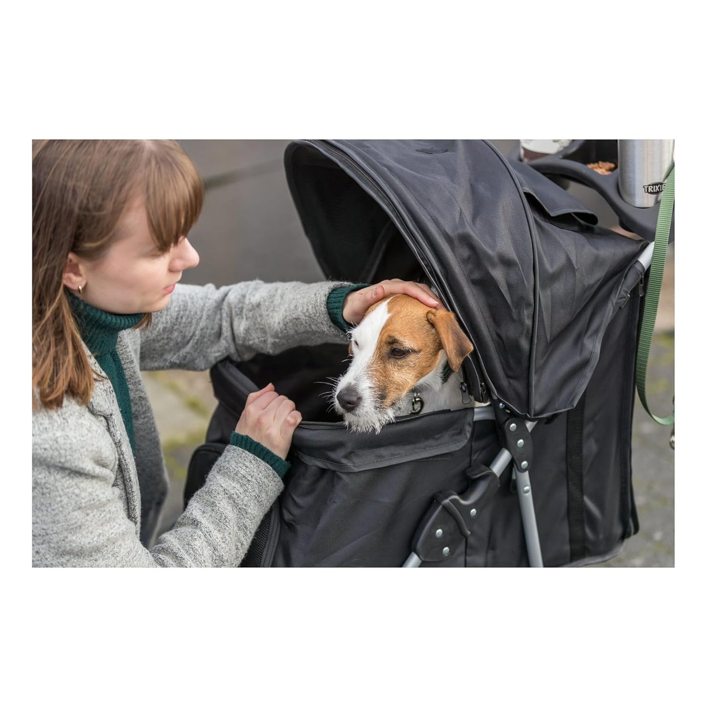 Buggy für Hunde bis 11 kg, Schwarz