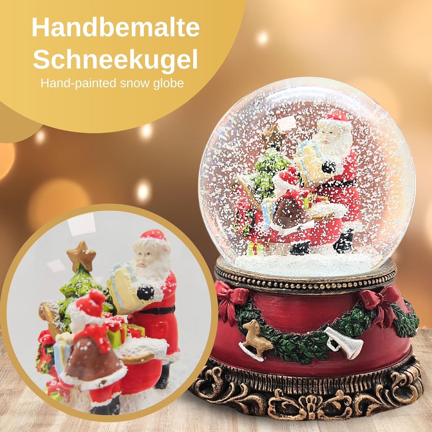 Schneekugel "Christmas Shopping"