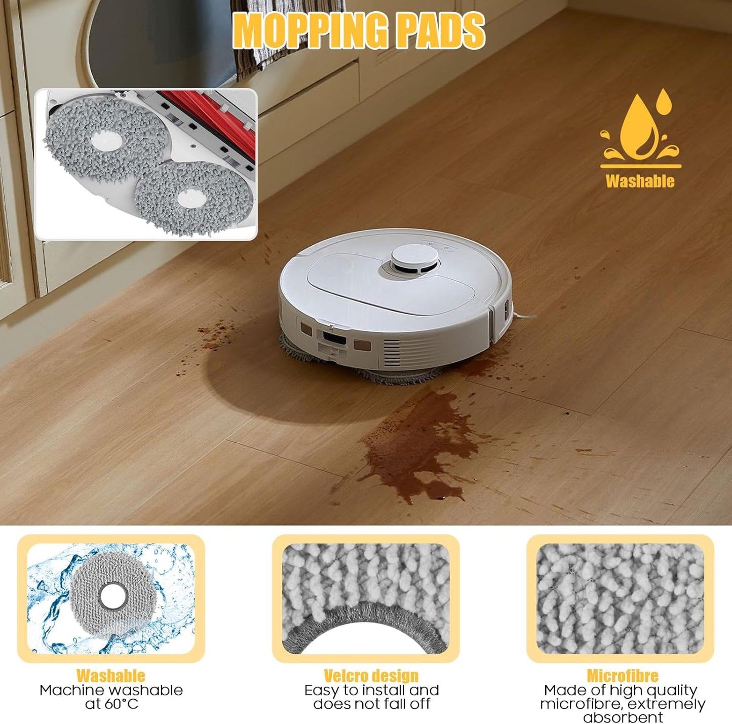 Zubehörset für Roborock Qrevo Pro/Qrevo S/Qrevo Maxv, Für Roborock Qrevo Pro/Qrevo S/Qrevo Maxv