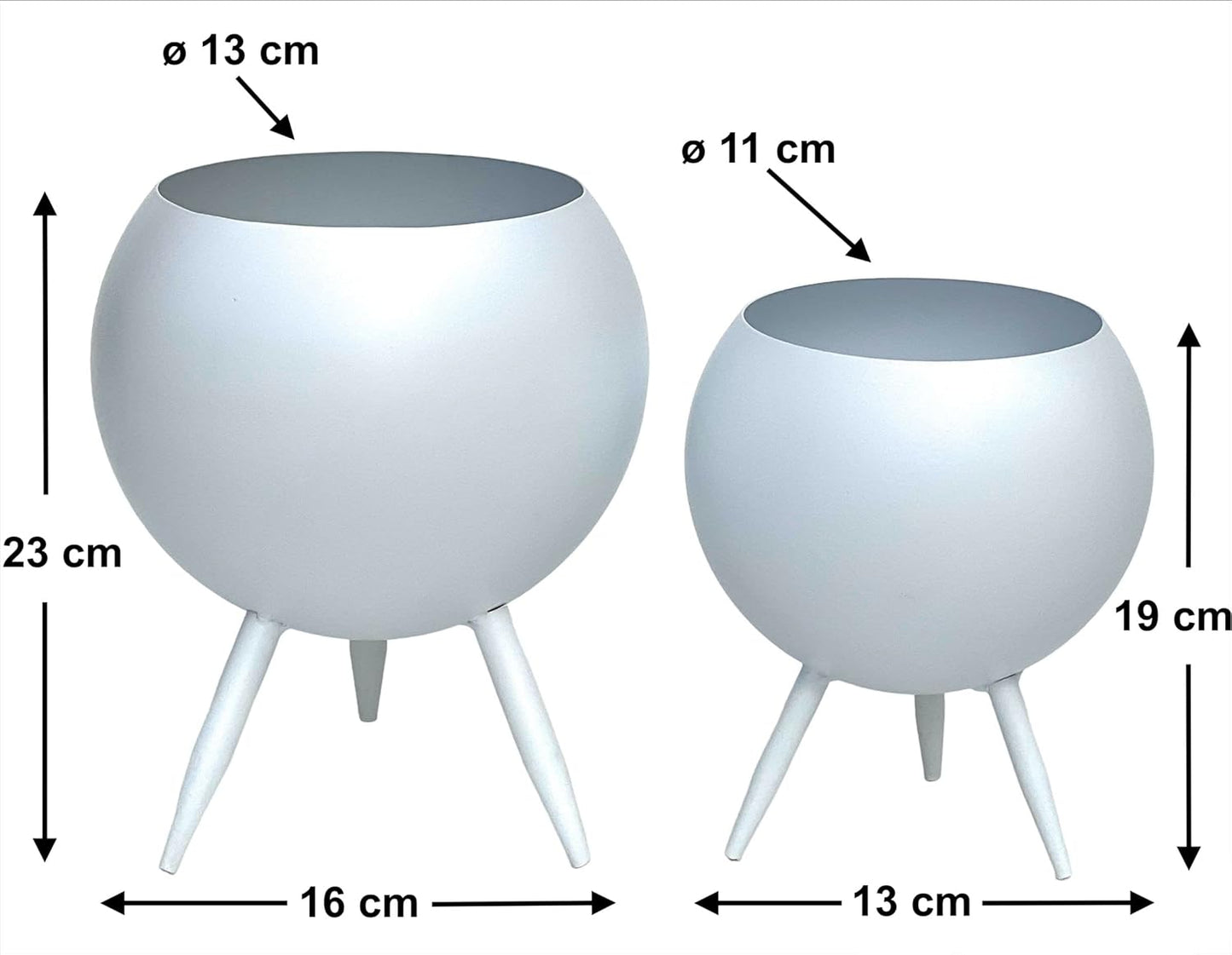 2-teiliges Blumenhocker-Set mit Topf 96259