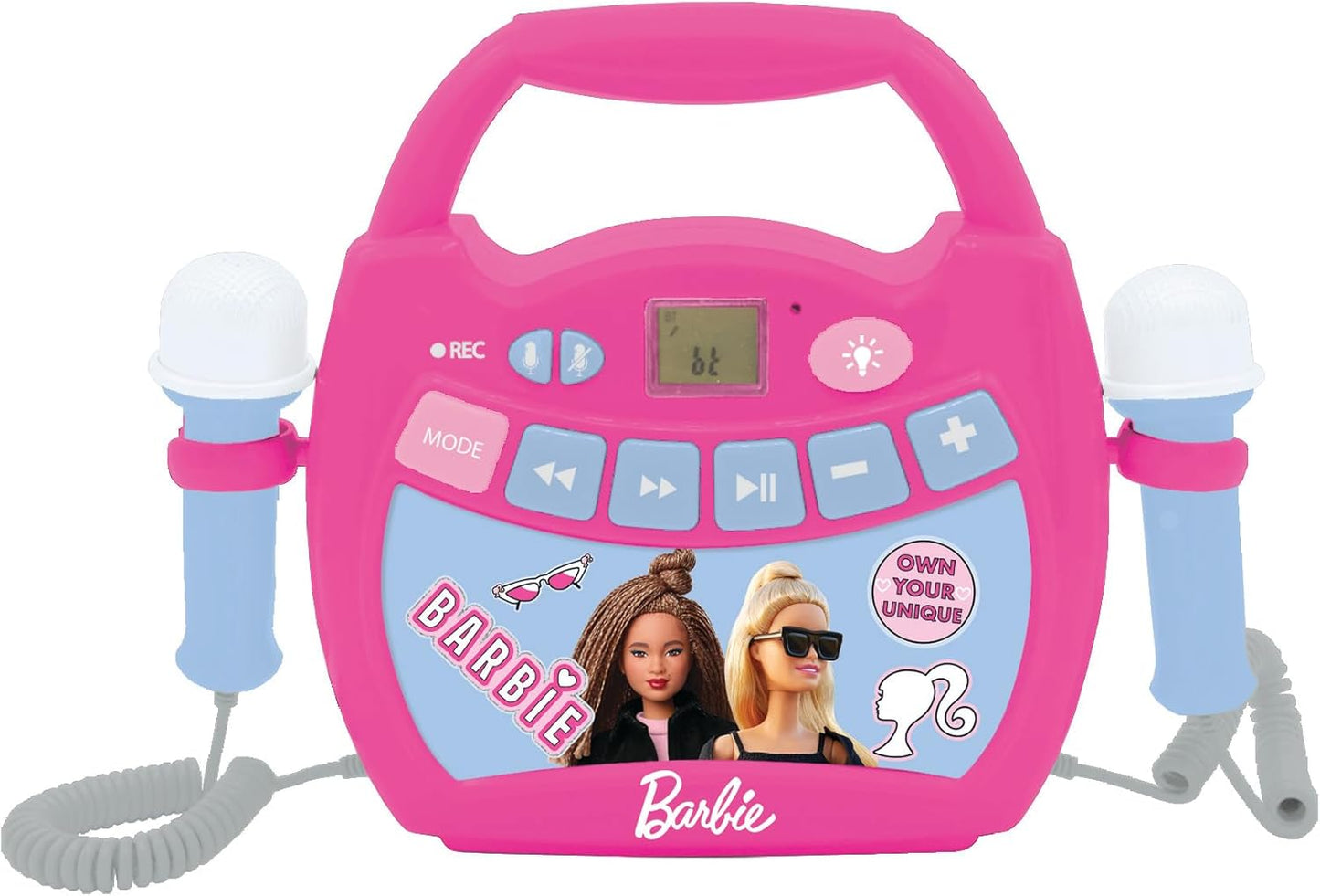 Light Bluetooth-Lautsprecher mit Lichtern und Mikrofonen, Barbie