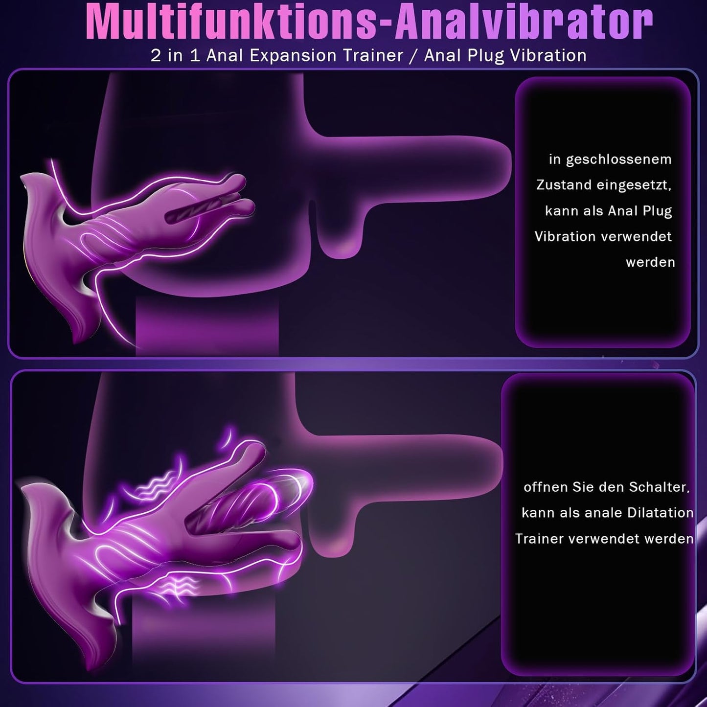 Prostata Stimulationsvibrator, S