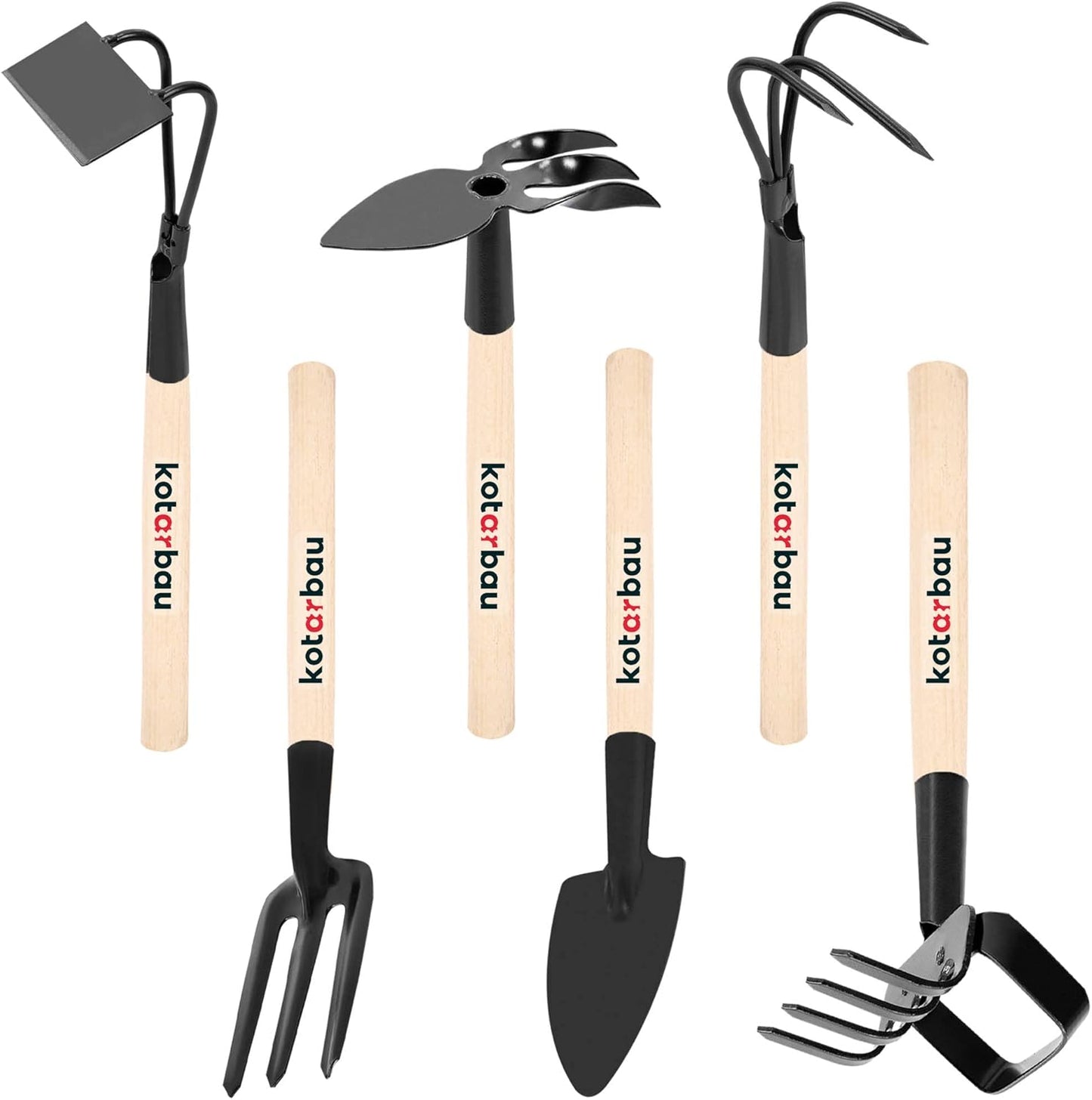 6-teiliges Gärtnerwerkzeug-Set