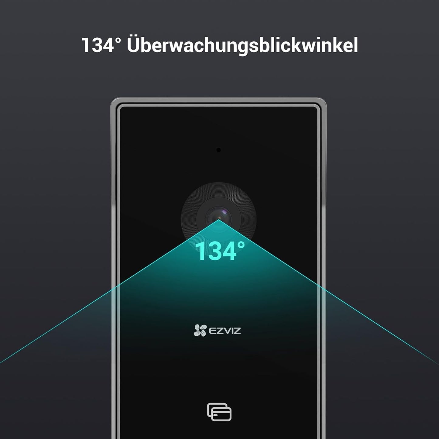 HP5 WLAN Video-Türsprechanlage mit 7-Zoll-Touchscreen, Black