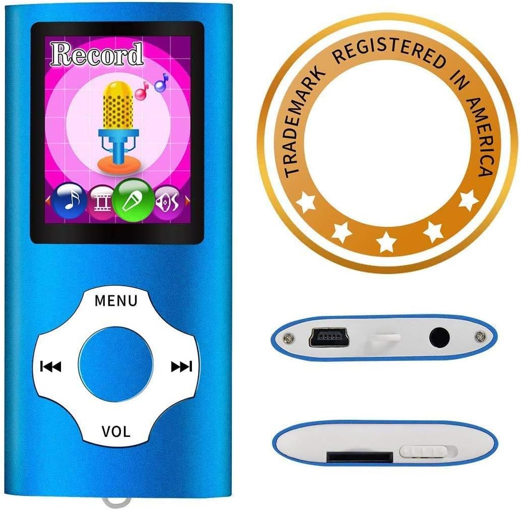 MP3/MP4 Player, Dunkelblau