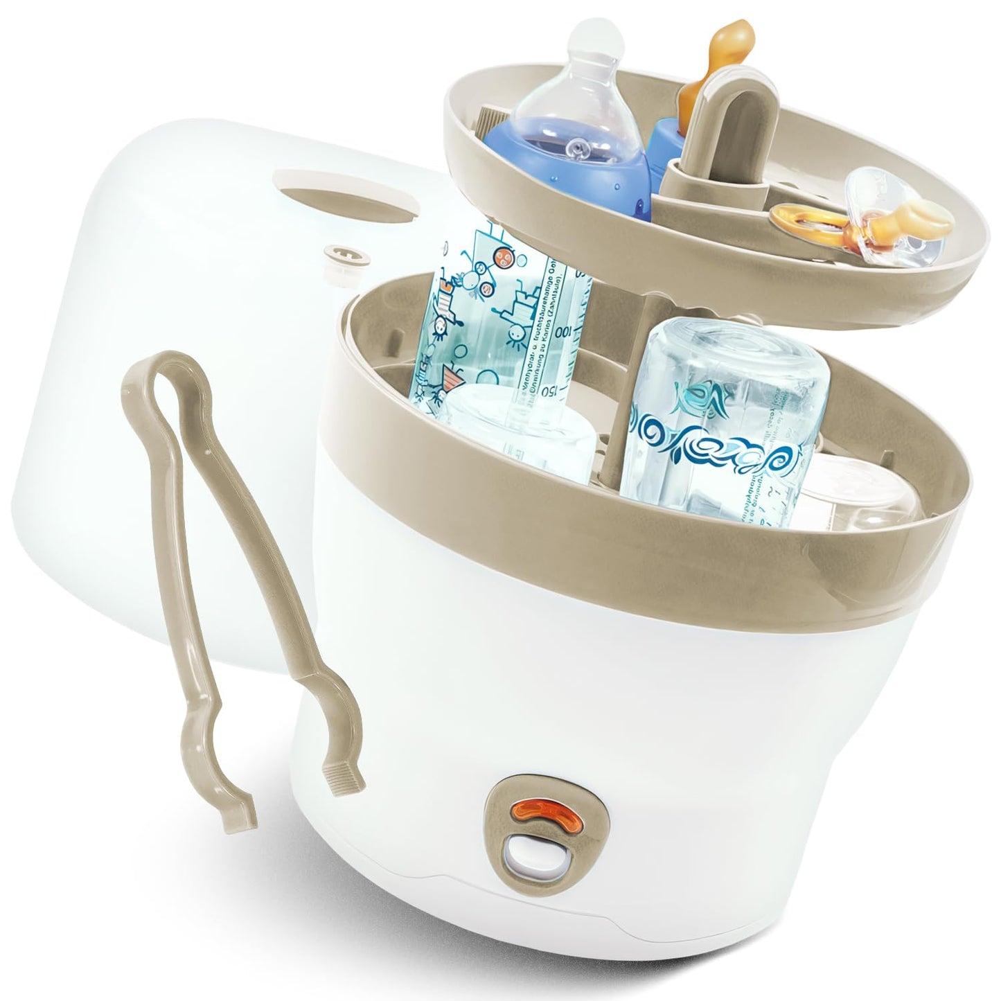 Dampfsterilisator für Babyflaschen, Beige