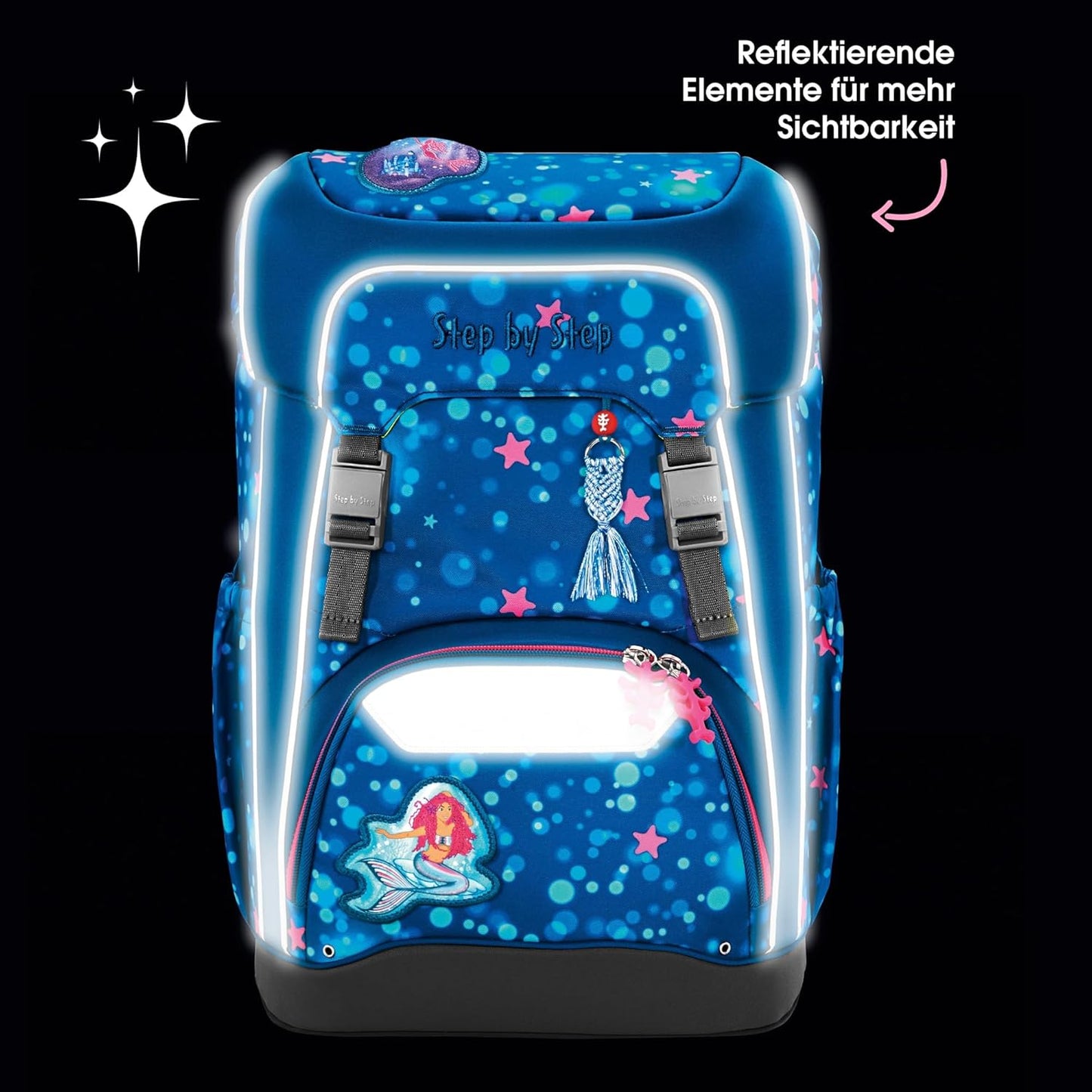 5-teiliges Giant Schulranzen-Set, Mermaid Lola