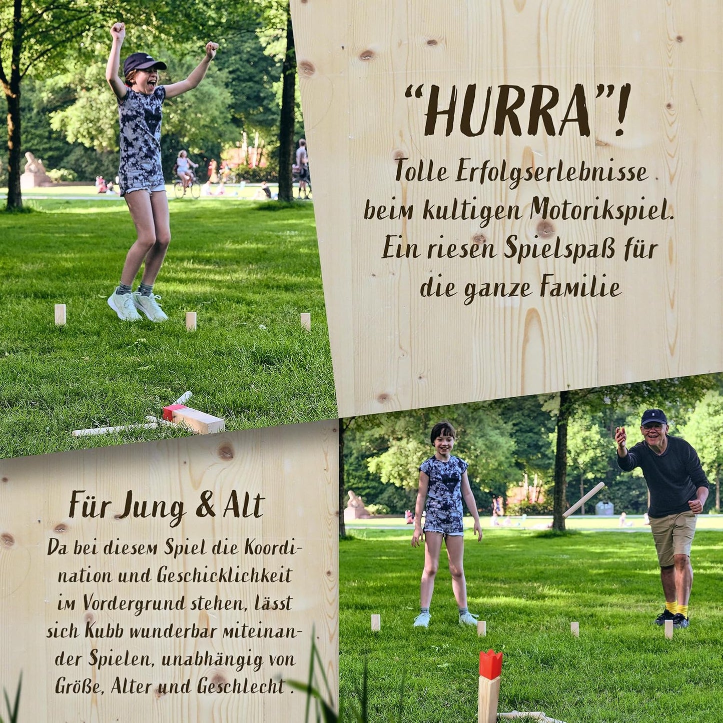 Kubb Wurfspiel, Kubb - 30 X 5,2 X 5,2 Cm König