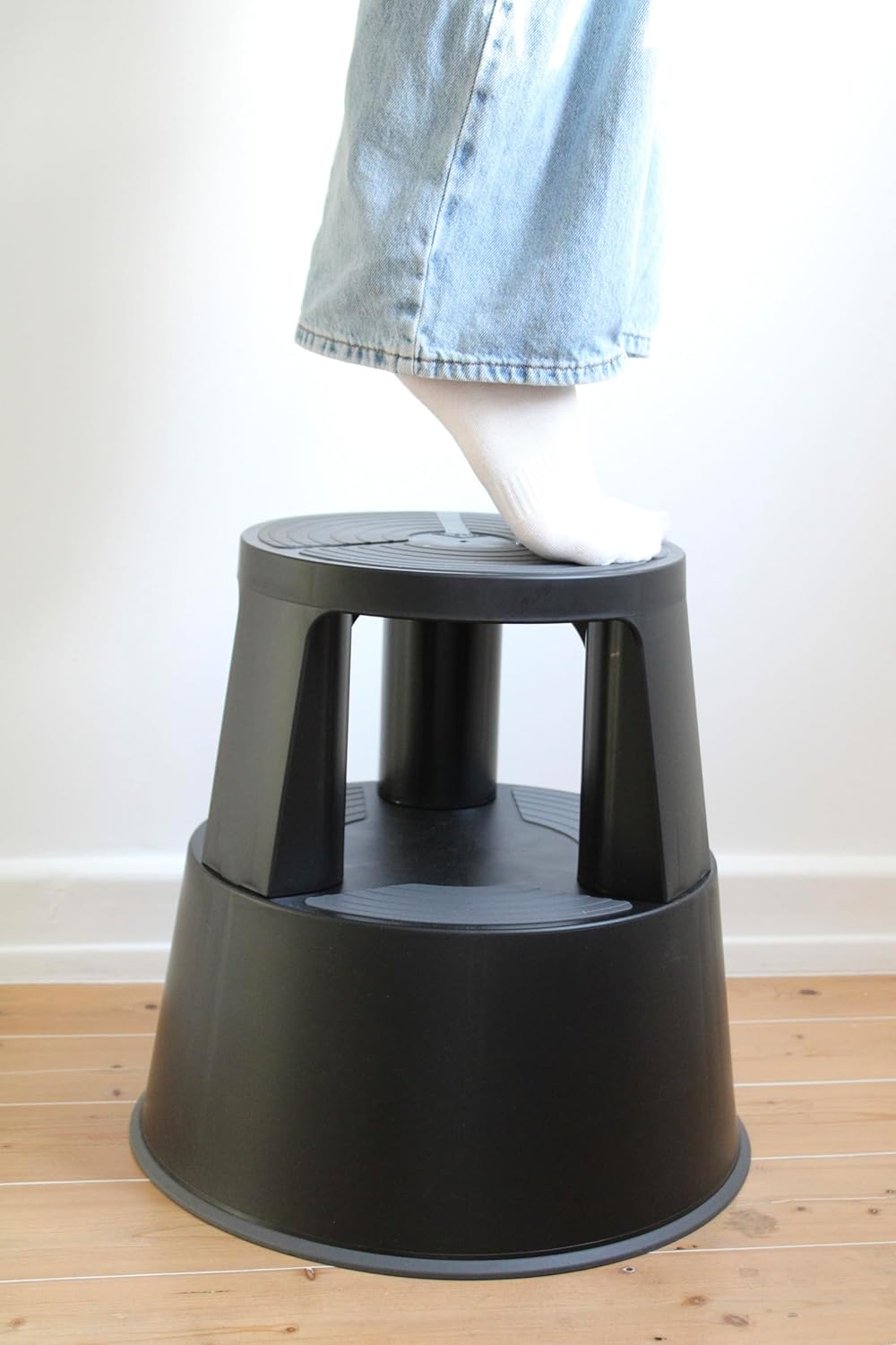 Rollhocker Super Step, Schwarz