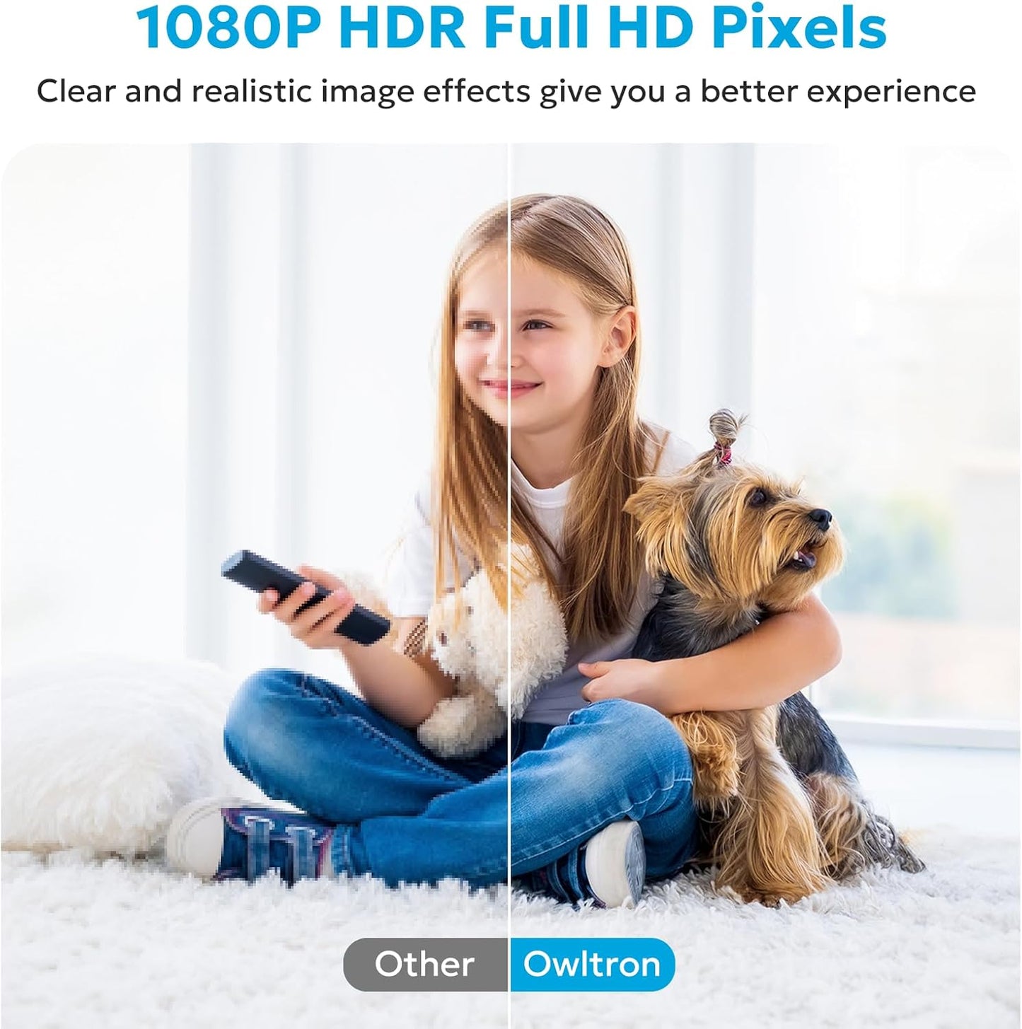 Überwachungskamera-Set mit Bewegungserkennung, 2 stück-2.4GHz Weiss