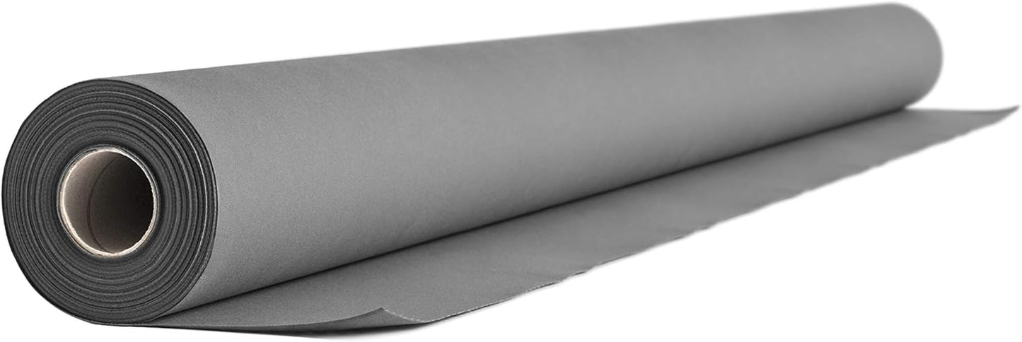 Airlaid Tischdeckenrolle, 2400 x 120 cm (Rechteckig) Grau