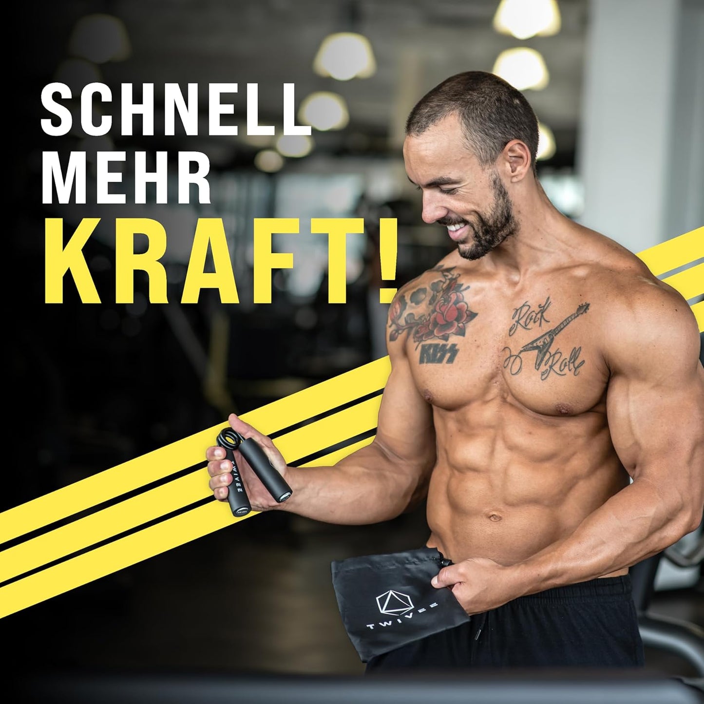 Finger- und Unterarmtrainer, Grün / Schwarz 200 lbs = 90 kg - Profi