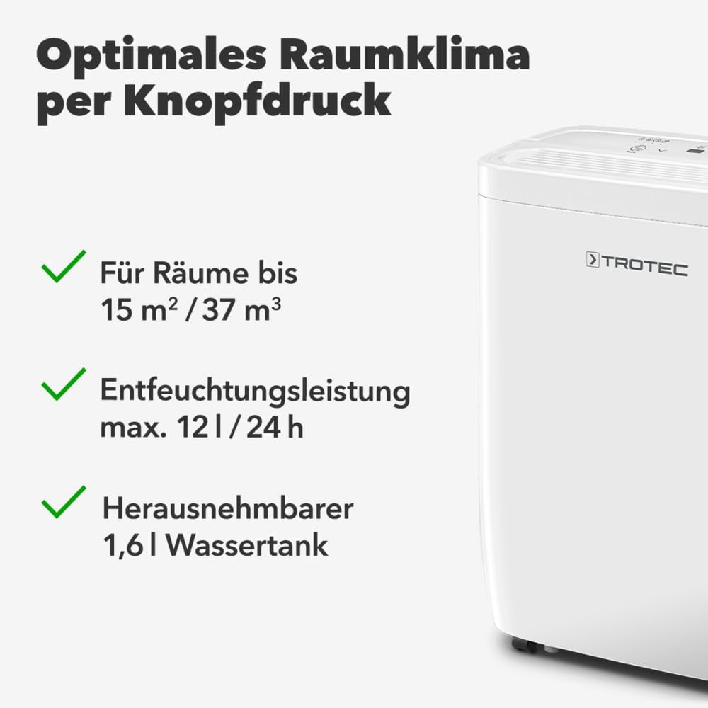 Elektrischer Raumentfeuchter TTK 27 E, 12 L /Tag