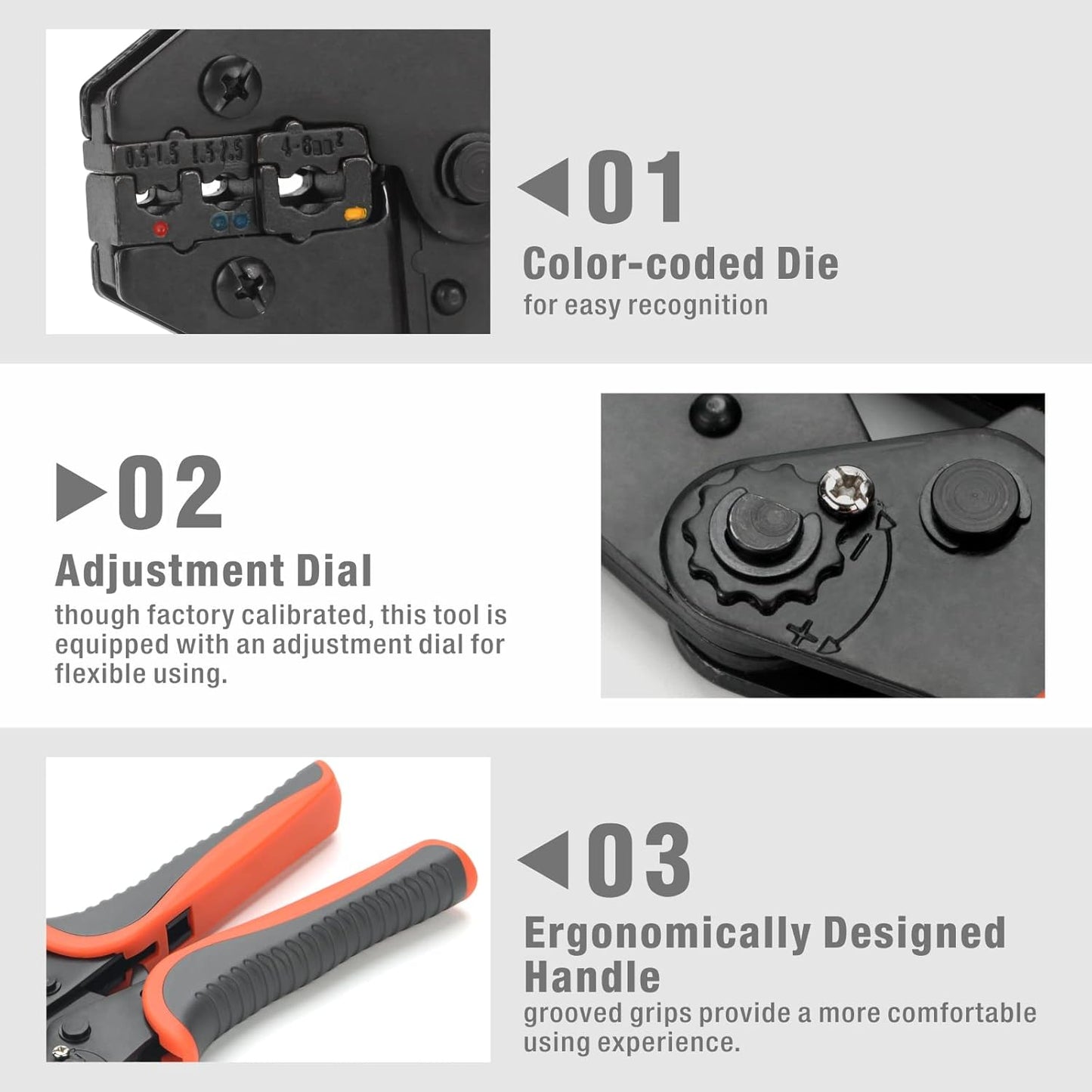 Crimpwerkzeug-Set, IWS-30J 5 Jaws Kit with Wire Stripper