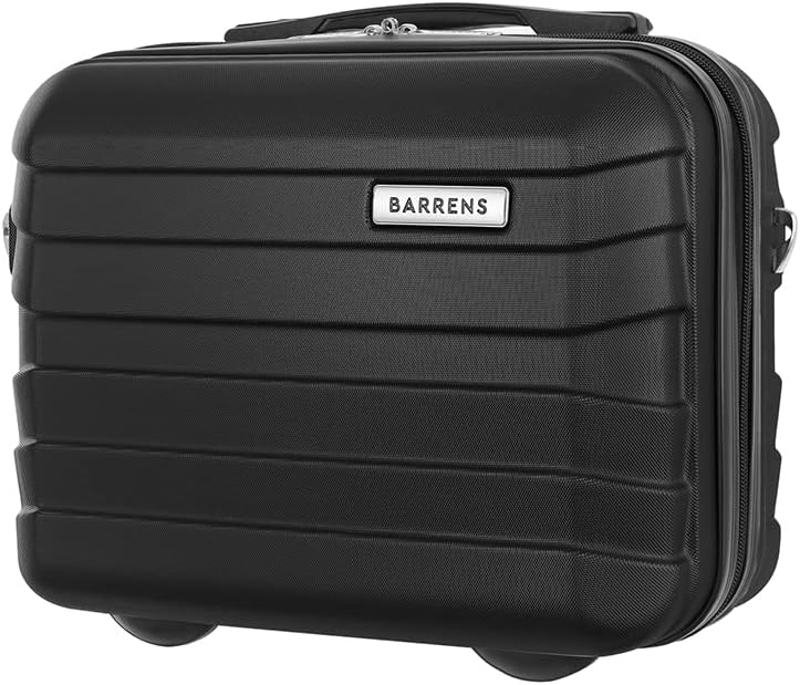 Kosmetiktasche mit Kofferbefestigung, klein, Kosmetiktasche - S Schwarz