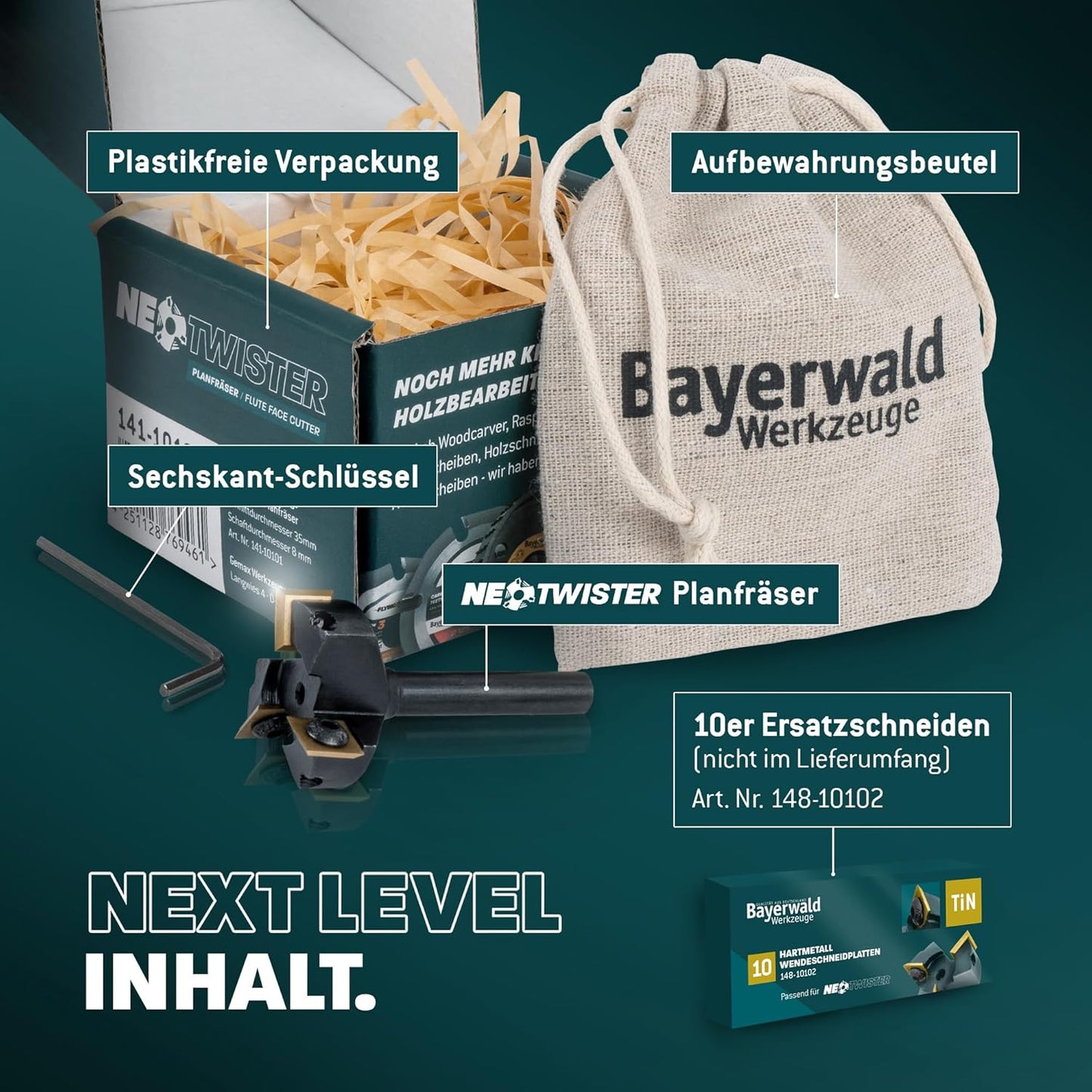 NeoTwister - Planfräser, Planfräser "NeoTwister" Ø 35 mm