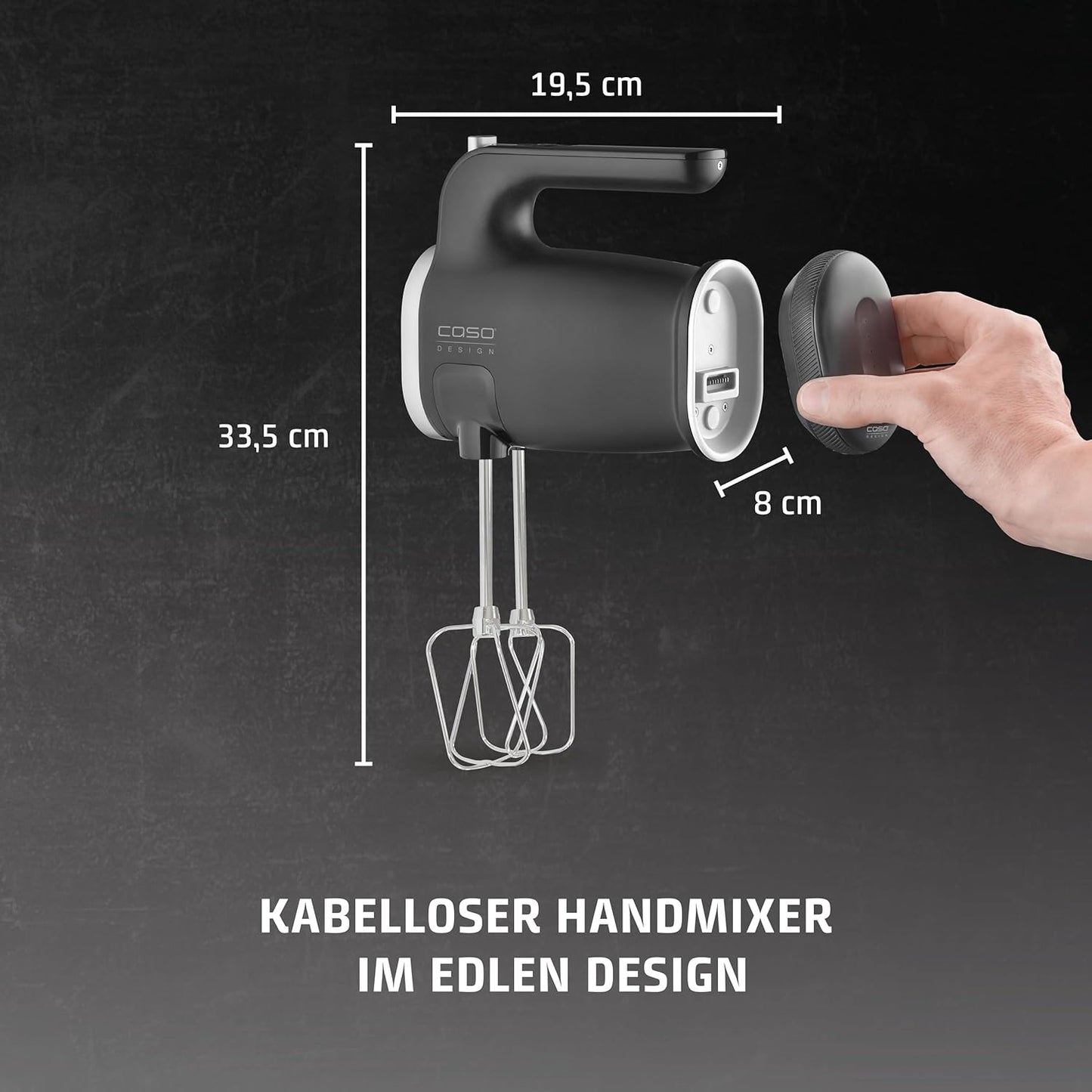 Kabelloser Handmixer Click & Mix, Handmixer, kabellos