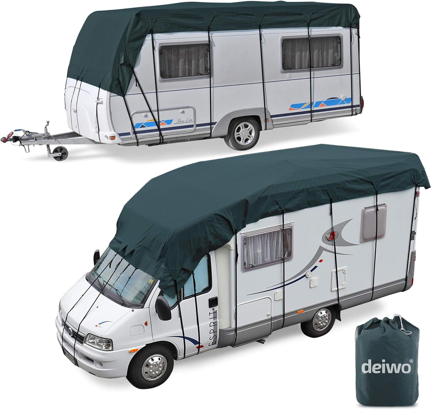 Wohnwagen Schutzdach vierlagig, 7 x 3 m, 7 x 3 m