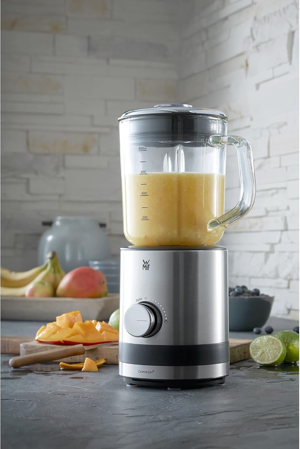 KÜCHENminis Standmixer mit Glasbehälter, Edelstahl Matt