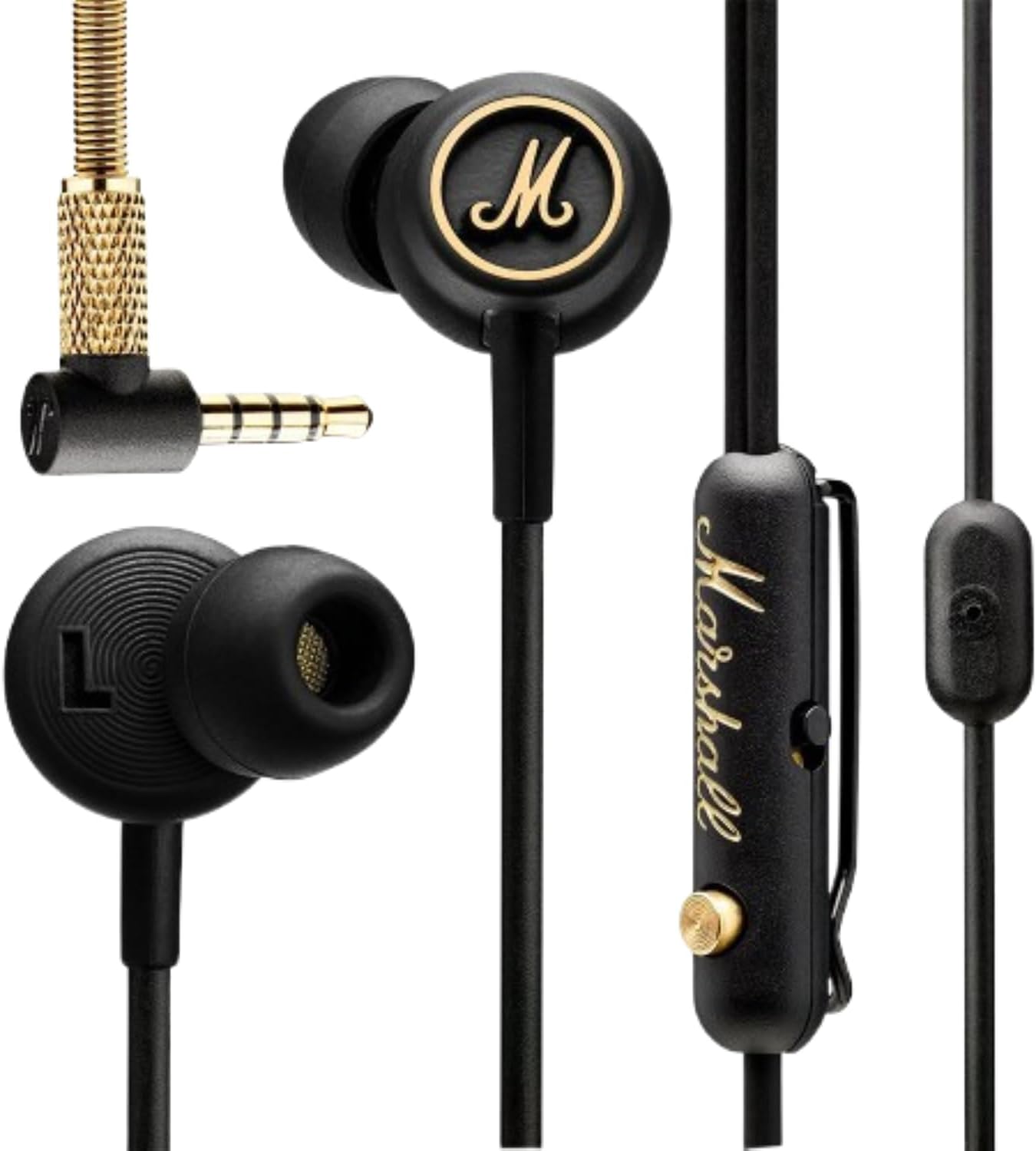 Mode EQ In-Ear-Kopfhörer mit Equalizer-Funktion, Schwarz und Messing Mode Single