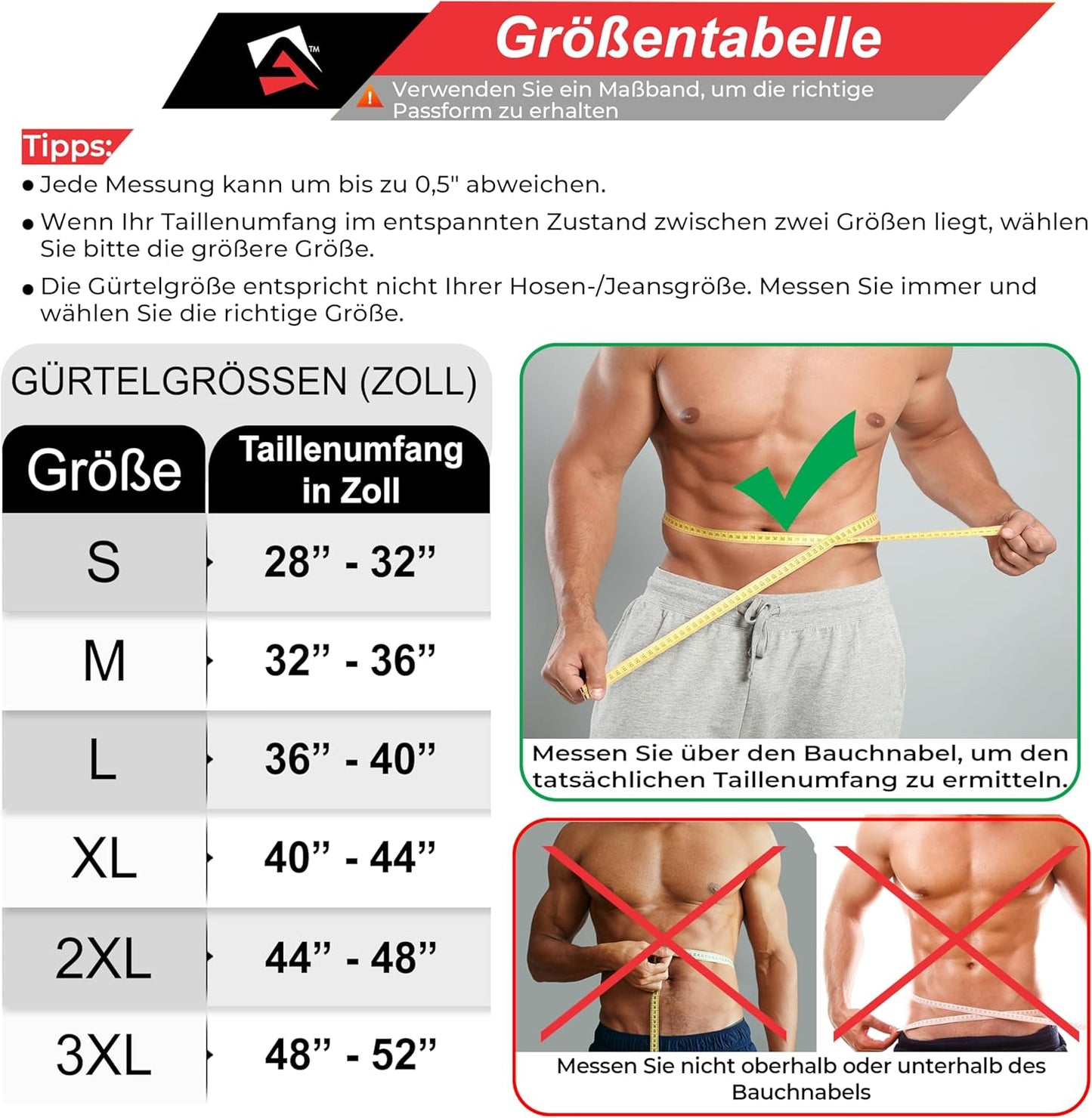 Gewichthebergürtel, Volles Schwarz XL