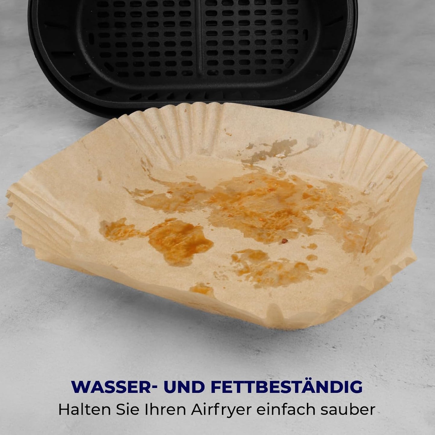 19-teiliges Heissluftfritteusen Zubehör Set, 100 Backpapier