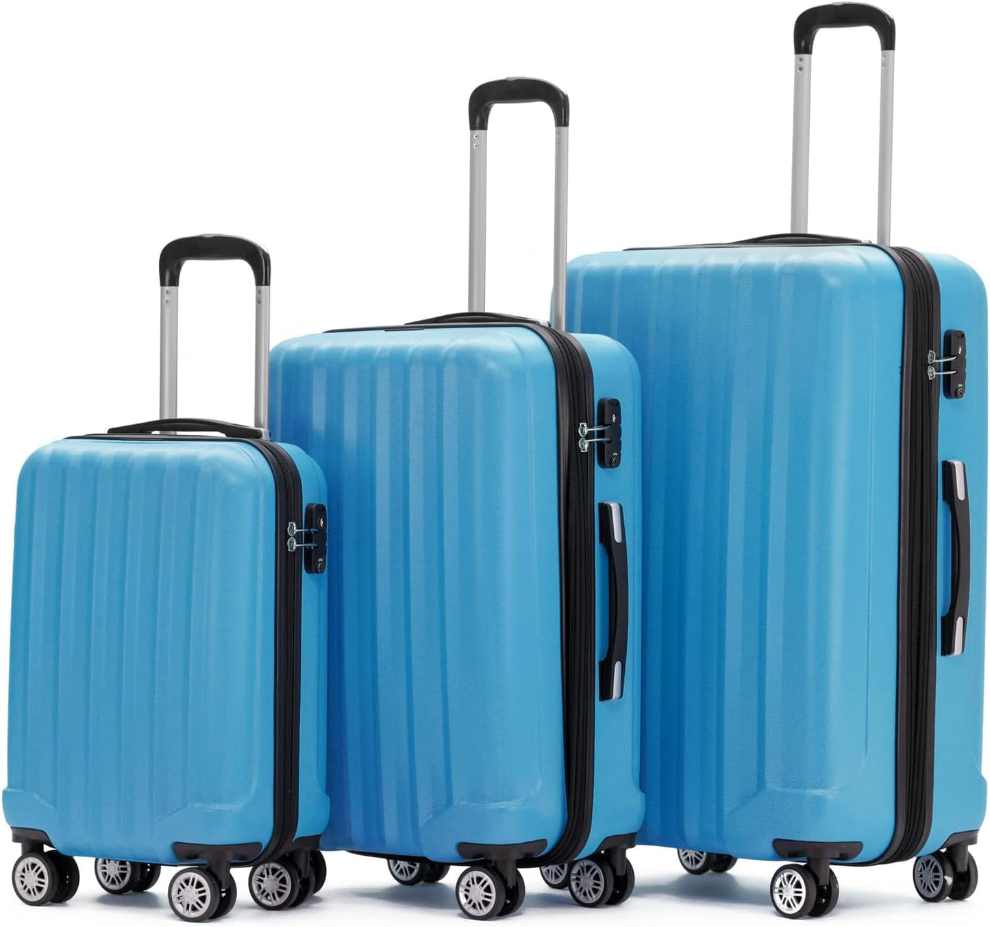 Reisekoffer Hartschalen-Set, Turquoise Set