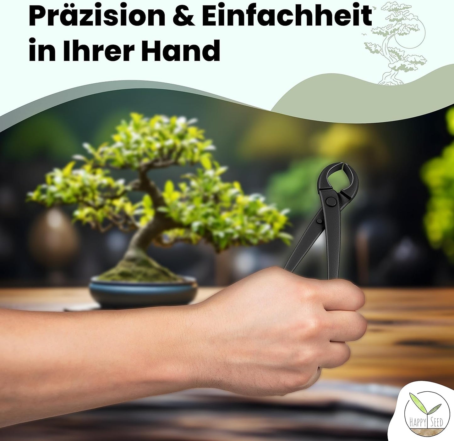 4-teiliges Bonsai Werkzeug-Set, Werkzeug Set