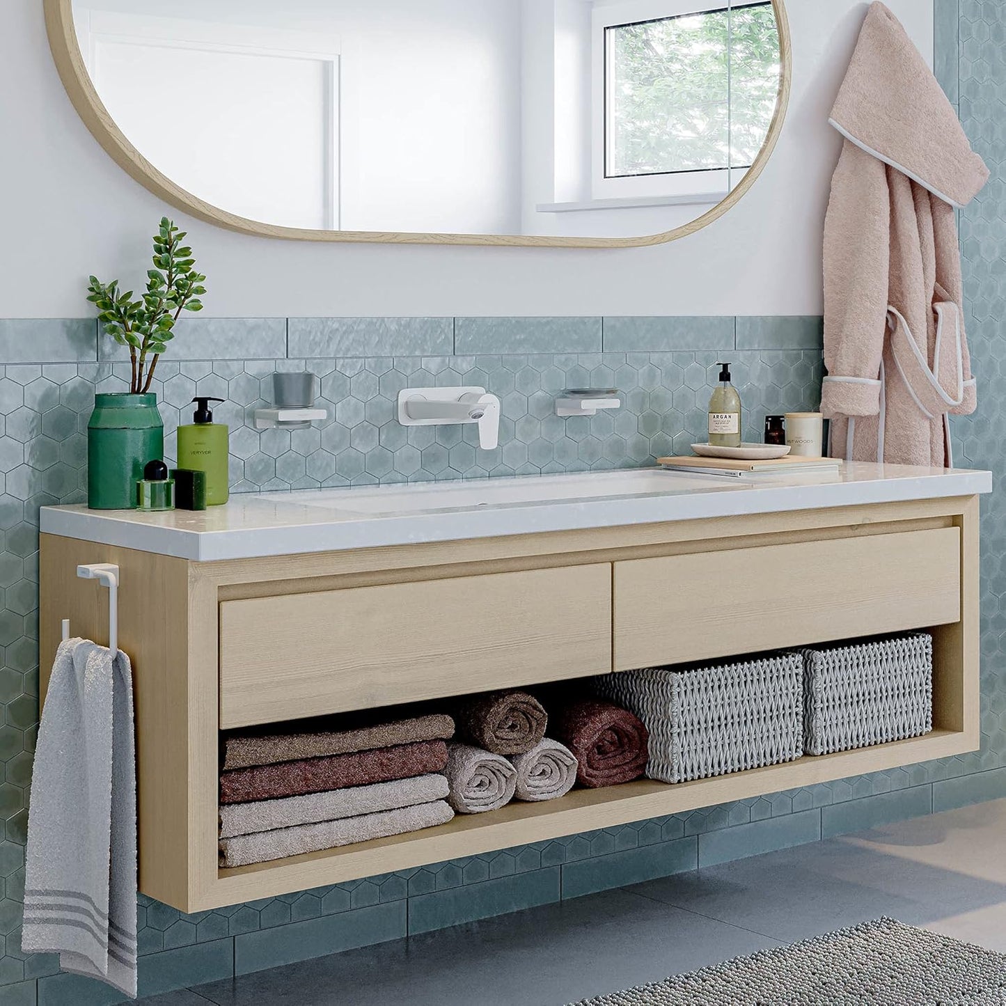 AddStoris Seifenablage, Mattweiss Schale